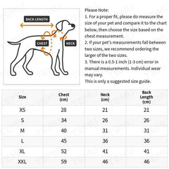 Dinosaur Dog Winter Coat Waterproof Fabric Jacket for Small & Medium Dogs