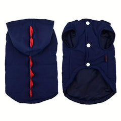Dinosaur Dog Winter Coat Waterproof Fabric Jacket for Small & Medium Dogs