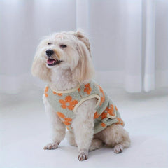 Soft Warm Dog Vest Plush Pet Coat Small Medium Dogs Autumn Winter Clothes