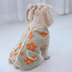 Soft Warm Dog Vest Plush Pet Coat Small Medium Dogs Autumn Winter Clothes