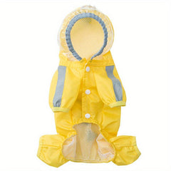 Dinosaur Hooded Pet Raincoat Poncho For Cats/Dogs