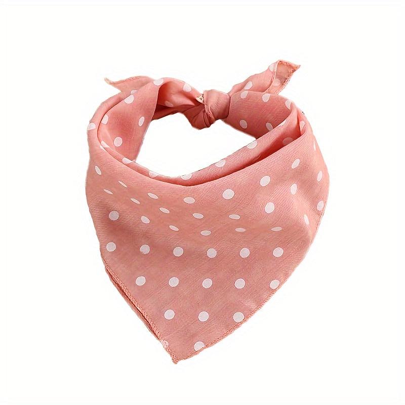 Polka Dot Dog Scarf for Birthday Celebrations
