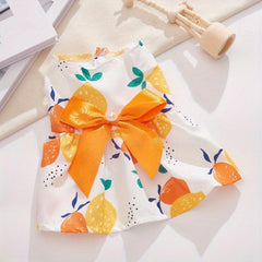 Summer Thin Floral Pet Princess Dress for Small Dog & Cat