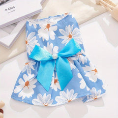 Summer Thin Floral Pet Princess Dress for Small Dog & Cat