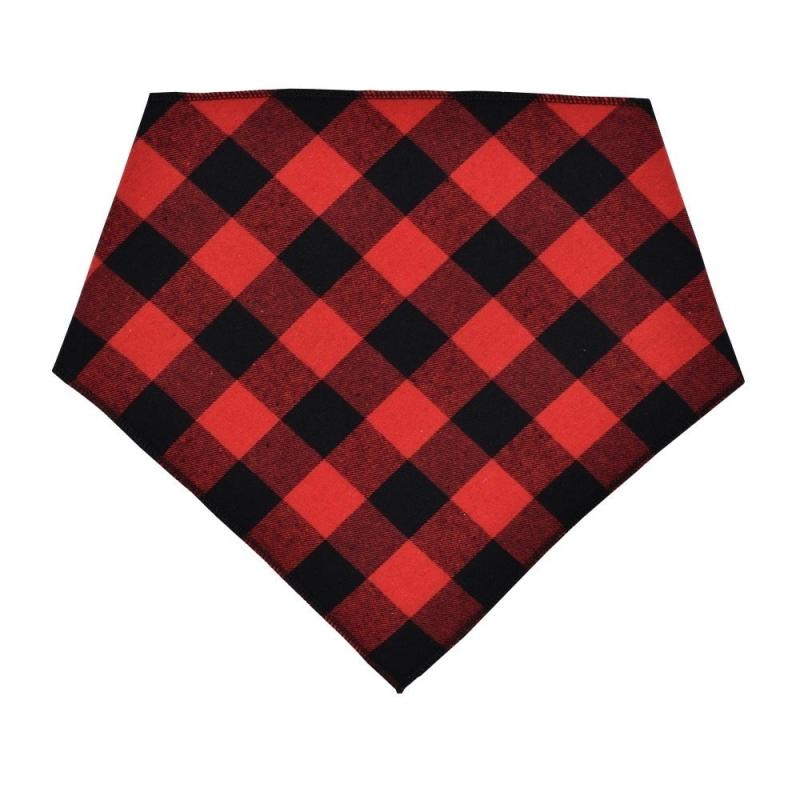 Dog Bandana Pet Plaid Scarf for Small Medium Large Dog