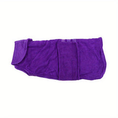 Pet Bathrobe Dog Drying Coat Quick drying Puppy Bag Absorbent Pet Bath Robe Towe