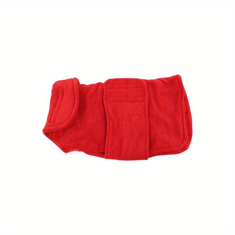 Pet Bathrobe Dog Drying Coat Quick drying Puppy Bag Absorbent Pet Bath Robe Towe