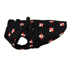 Canadian Flag Pet Coat for Autumn and Winter