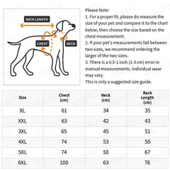 Dog Winter Coat Warm Jacket for Medium Large Dog Costume