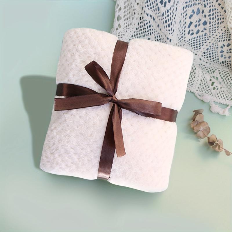 Furry Plush Pet Throw Blanket for Small Dogs and Cats