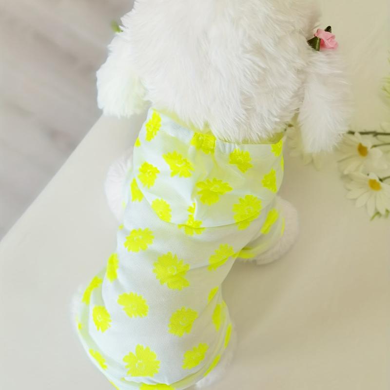 Pet Dog Cat Sun Protection Coat With Hood