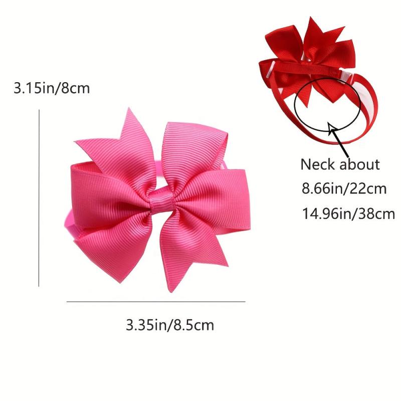 10pcs Hexagon Bow Tie for Small and Medium Dogs, Perfect Gift for Your Furry