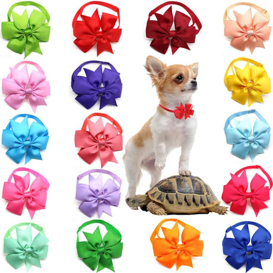 10pcs Hexagon Bow Tie for Small and Medium Dogs, Perfect Gift for Your Furry