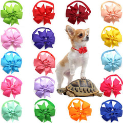 10pcs Hexagon Bow Tie for Small and Medium Dogs, Perfect Gift for Your Furry