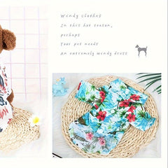 Hawaiian Floral Dog Shirt - Summer Ready