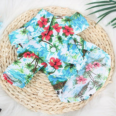 Hawaiian Floral Dog Shirt - Summer Ready
