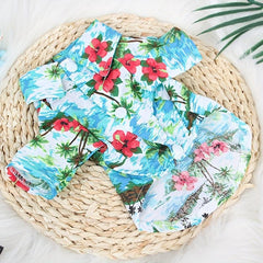 Hawaiian Floral Dog Shirt - Summer Ready