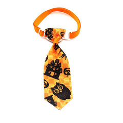 Halloween Pet Bowtie Cat Dog Adjustable Collar Decoration