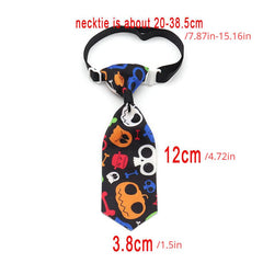Halloween Pet Bowtie Cat Dog Adjustable Collar Decoration
