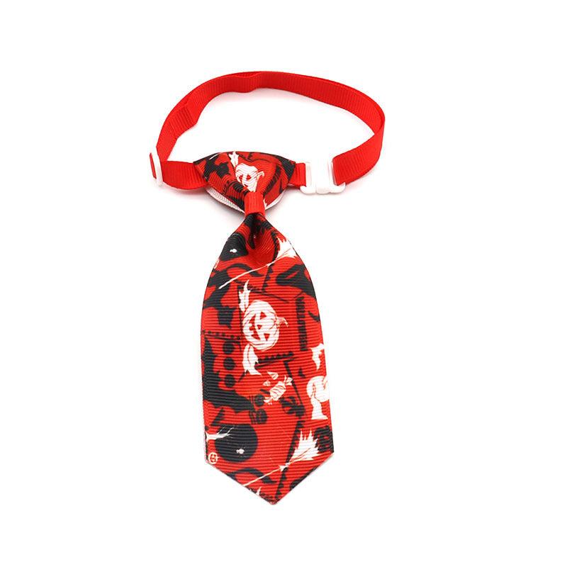 Halloween Pet Bowtie Cat Dog Adjustable Collar Decoration