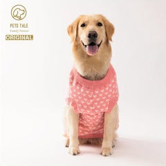 Heart Pattern Pet Sweater for Small & Medium Pets