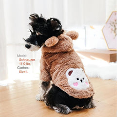 Pet Warm Teddy Bear Costume Dog & Cat Pet Costumes