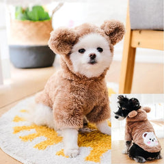 Pet Warm Teddy Bear Costume Dog & Cat Pet Costumes