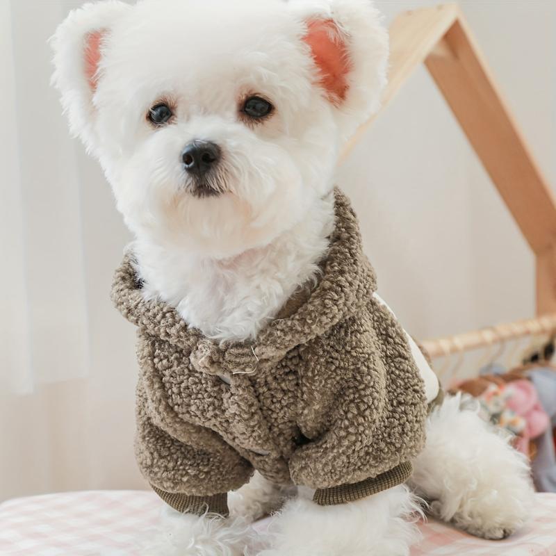 Pet Back Pocket Patched Hoodie For Dog