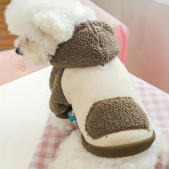 Pet Back Pocket Patched Hoodie For Dog