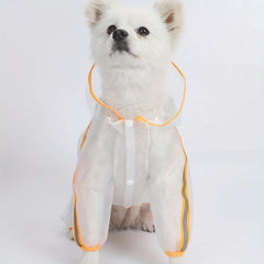 Pet Raincoat Reflective Strip Waterproof Jumpsuit