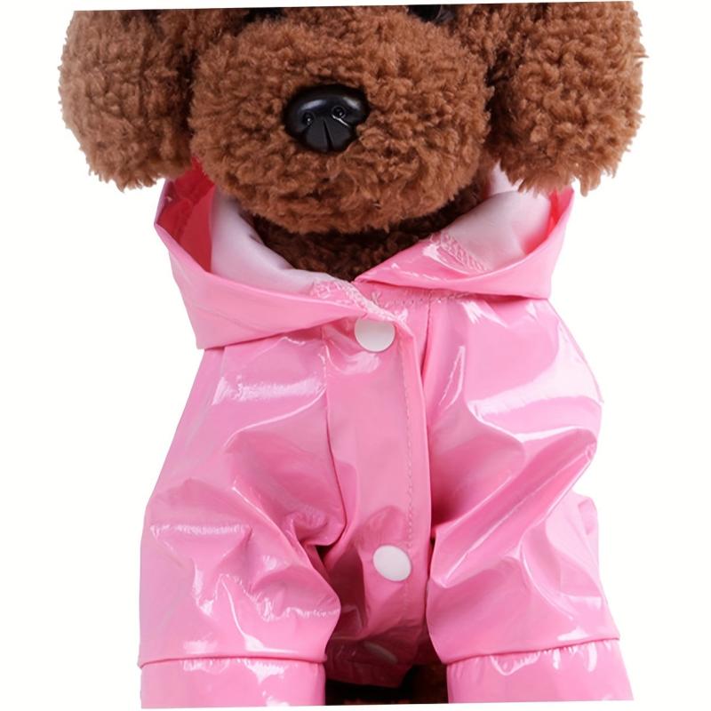 Dog Raincoat Waterproof Hooded Jacket for Small to Large Dogs