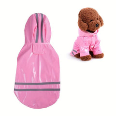 Dog Raincoat Waterproof Hooded Jacket for Small to Large Dogs