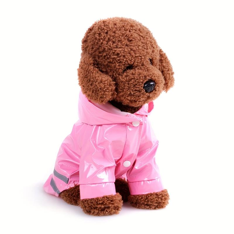 Dog Raincoat Waterproof Hooded Jacket for Small to Large Dogs