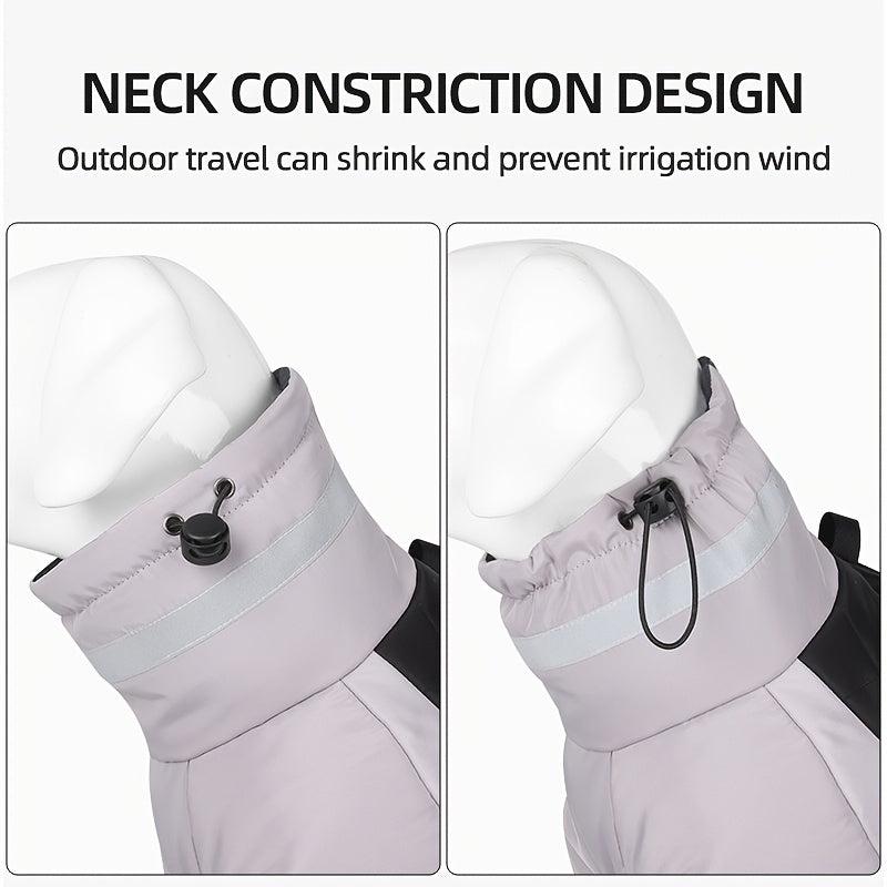 Winter Dog Coat High Collar Windproof Jacket