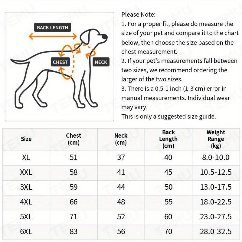 Winter Dog Coat High Collar Windproof Jacket
