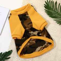 Pet Camo Polar Fleece Jacket for Autumn/Winter, Soft & Warm Dog Sweatshirt