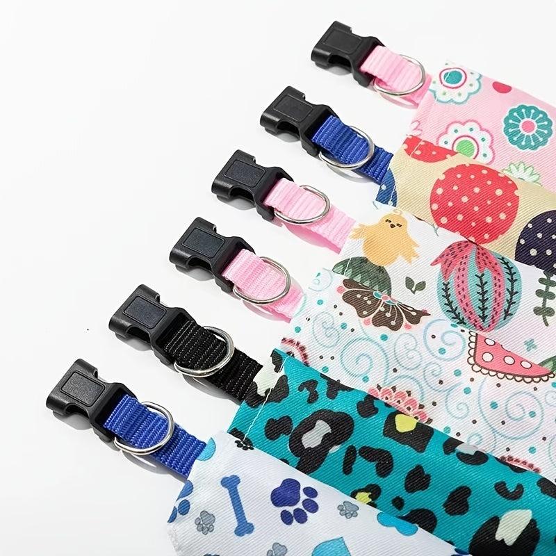 Pet Saliva Towel Cartoon Graphic Triangle Scarf