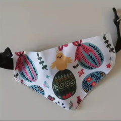 Pet Saliva Towel Cartoon Graphic Triangle Scarf