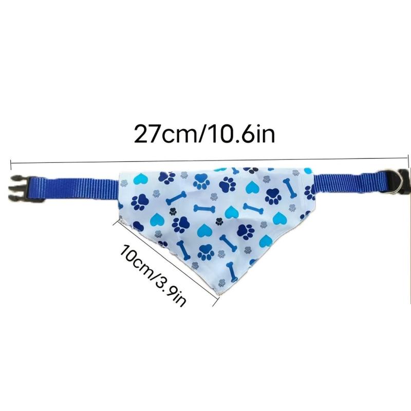 Pet Saliva Towel Cartoon Graphic Triangle Scarf