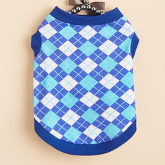 Argyle Dog Tank Top in 3 Sizes
