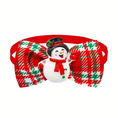 Plaid Christmas Bow Tie for Cat and Small Dog