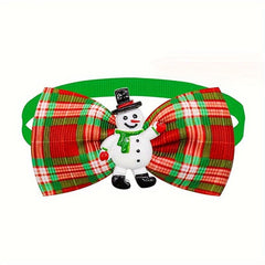 Plaid Christmas Bow Tie for Cat and Small Dog