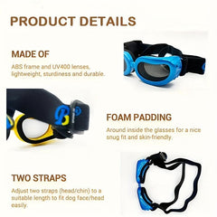 Windproof Waterproof Pet Goggles for Dogs - Protect Your Pup's Eyes