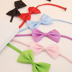 Adjustable Dog Bow Tie Puppy Pets Neck Tie Dog Collar Strap