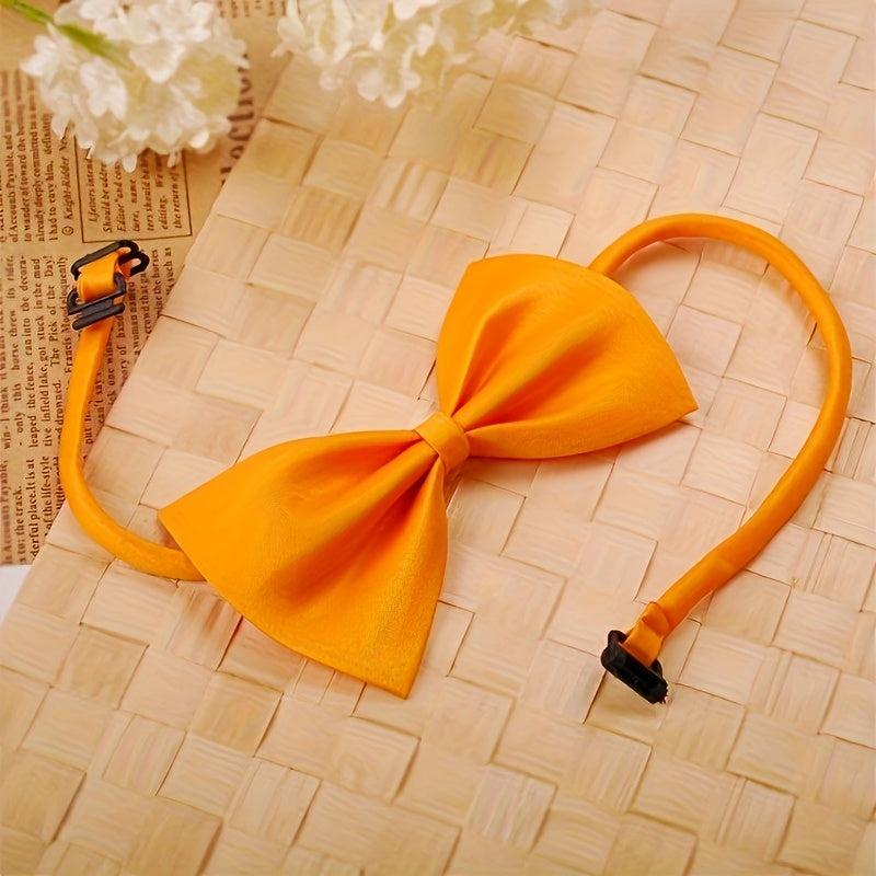 Adjustable Dog Bow Tie Puppy Pets Neck Tie Dog Collar Strap