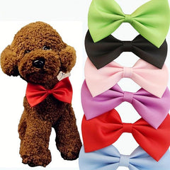 Adjustable Dog Bow Tie Puppy Pets Neck Tie Dog Collar Strap
