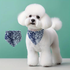 Floral Dog Scarf Triangle Bibs Pet Scarf For Dogs Cat Towel