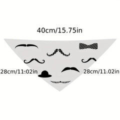 Floral Dog Scarf Triangle Bibs Pet Scarf For Dogs Cat Towel
