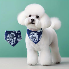 Floral Dog Scarf Triangle Bibs Pet Scarf For Dogs Cat Towel