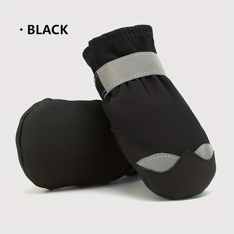 4pcs Waterproof Dog Shoes Breathable Reflective Paw Protector